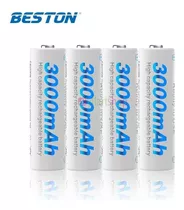 Batería Recargable Beston Aa 3.000 Mah - Pack X 4