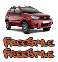 Par Emblemas Adhesivos Ford Ecosport Freestyle