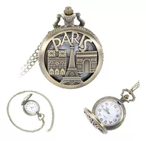Reloj Collar Coleccionable De Paris Francia Hermoso
