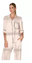 Camisa Pijamera Bakari - C7601 Prussia Mujer