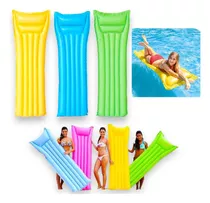 Kit 2 Unds Boia Colchão Inflável Praia Piscina 183cm Grande