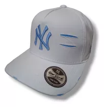 Gorra Strapback Ny Yankee Hebilla Ajustable Casual Curva 