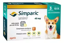 Simparic Cães 10 A 20 Kg Caixa Com 3 Comprimidos