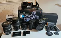 Blackmagic 6k Pro Cinema Camera And Lenses Bundle