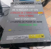 Servidor Hp Storegeworks X1600 X5650 D 12nucleo Ram 32 Gb 4t