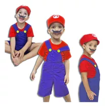 Fantasia Infantil Super Mario Bros Filme Roupa Do 03 Ao 10