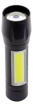 Mini Linterna Led Recargable Luz Zoom Largo Alcance Color De La Linterna Negro Color De La Luz Blanco