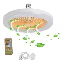 Ventilador De Teto 30w Com Luzes Integradas E27 Remote Teto