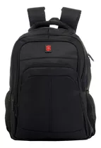 Mochila Royal Swiss Porta Laptop Material Impermeable Urbana Color Negro