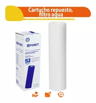 Cartucho Repuesto, Filtro Agua, Paso 1 Foset 49216 Color Blanco