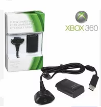 Kit Carga Y Juega Bateria Pila  Recargable Control Xbox 360