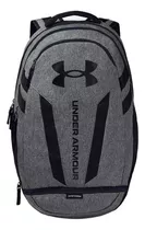 Mochila Under Armour Unisex  Hustle 5.0 1361176 002 29 L Gris Color Gris/negro Diseño De La Tela Poliéster