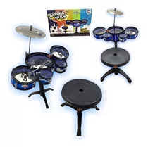 Bateria Musical ( Jazzdaum) Cor Azul-marinho