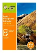 5 Paquetes Papel Foto 230g/m2 X20 Hojas A4 Glossy - Insumax