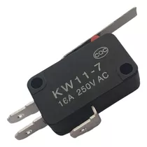 Chave Micro Switch Kw11-7-3 3t 16a Haste 27mm Para Arcade