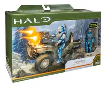 Halo Figura Con Vehiculo  Spartan Celox & Gungoose 