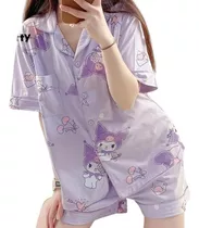 Pijamas Verano Sanrio Kuromi Melidy Cinnamoroll T.unico