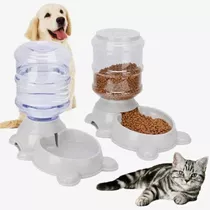 Dispensador Automático De Alimentos Y Agua Para Mascotas