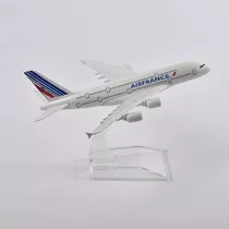 Miniatura Avião De Metal Maquete Air France Airbus A380