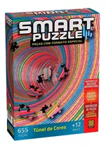 Quebra Cabeça Puzzle Smart Puzzle Túnel De Cores 655pçs Grow