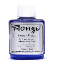 Limpa Prata Monzi Pequeno 35ml Polimento Original