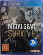 Metal Gear Survive Jogo Ps4 Físico Lacrado