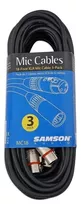 Pack X 3 Cables Canon Canon Samson 6 Metros Para Microfono