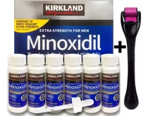 Sixpack 6 Minoxidil Kirkland + Dermaroller Minov136