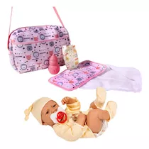 Bolso Cambiador Para Bebe Reborn Bebote Casita De Muñecas