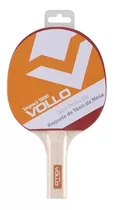 Raquete De Ping Pong Vollo Impact 1000 Preta/vermelha St (reto)