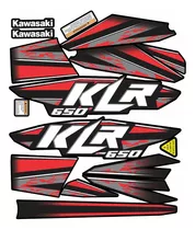 Calcomanias Kit Kawasaki Klr Año 2013 Original + Obsequio !!