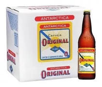 Cerveja Antarctica Original Garrafa 600ml Com 12 Unidades