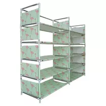 Rack Zapatera Organizador 6 Niveles Doble