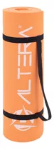 Tapete Yoga Mat Fitnes Ejercicio Antideslizante Grosor 1.4cm Color Naranja