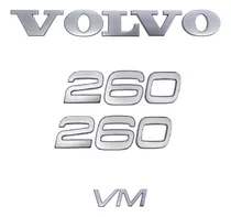 Kit Emblema Letreiro 260 Volvo Vm 2011 