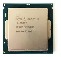 Processador Intel Core I3-6100t 3m De Cache, 3,20 Ghz