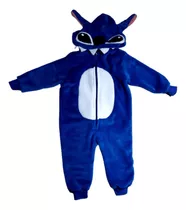 Pijama Stich Azul Chicos Nenes Kigurumi Calidad Plush