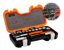 Set bocallaves accesorios 1/4 3/8 hexagonal Bahco C/ Maletin