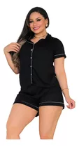 Pijama Feminino Baby Doll Short Dormir Atacado Antialergico