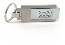 Kit 50 Pçs Pen Drive Chaveiro De Metal 8 Gb Personalizado