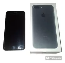 iPhone 7 Plus 128 Gb Negro Con Templado Y Fundas!