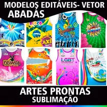 550 Modelos Editáveis Abadás Carnaval Sublimação Corel