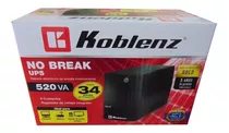 No Break / Regulador Koblenz 520 Va  6 Contactos 34 Minutos