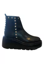 Bota Mujer Plataforma Tachas Marca Maybhe