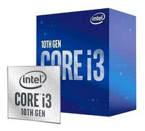Procesador Gamer Intel Core I3-10100f Bx8070110100f  De 4 Núcleos Y  4.3ghz De Frecuencia Con Gráfica Integrada