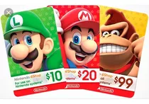 Tarjetas Nintendo Eshop Switch 10 Usa