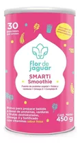 Flor De Jaguar | Smarti Smoothie 450 G | Bebida En Polvo Sabor Fresa Sin Azúcar | Ayuda Al Desarrollo Óptimo Físico Y Mental I Con Proteína Vegetal, Frutas Y Verduras | Ideal Para Toda La Familia