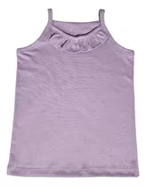 Musculosa Tirita Bretel Nena Con Volado Talle 2 Al 16 