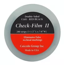 Carbono Check-film Antigo Accufilm - Vermelho/preto