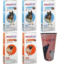 Combo Bravecto Antipulga Carrapato 2 4,5a10kg + 3 20a40kg